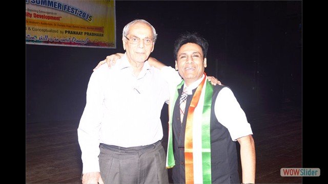 Mr.Gautam Garry Guptaa & Sr.Former Faculty Mr.Rasid Merchant
